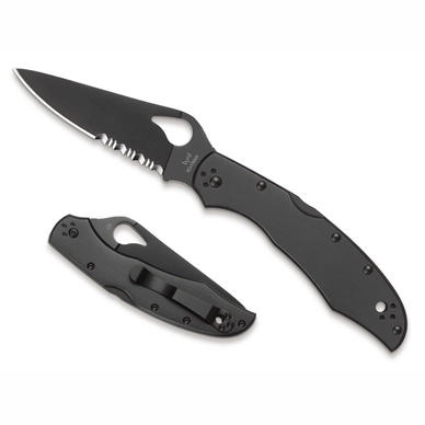 Folding Knife Spyderco Cara Cara2 Serrated Black
