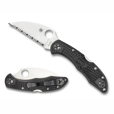 Vouwmes Spyderco Delica 4 Flat Wharncliffe Serrated