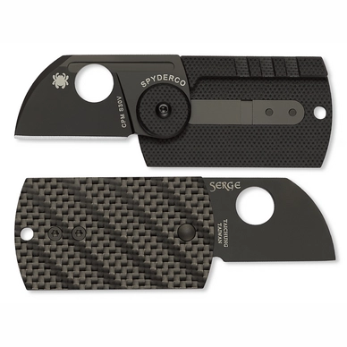 Klappmesser Spyderco Dogtag Folder Carbon Fiber
