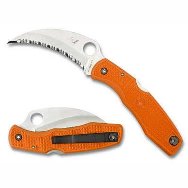 Vouwmes Spyderco Spyderhawk Salt Orange Sprint