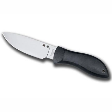 Survival Knife Moran Drop Point PE Black Spyderco