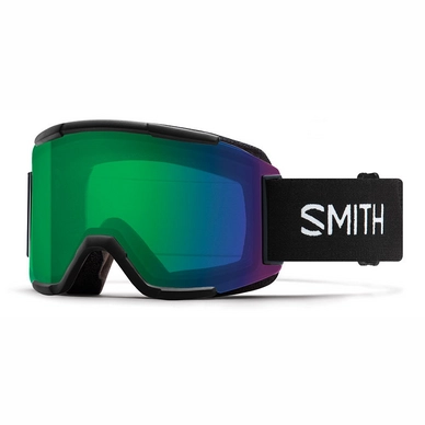 Masque de Ski Smith Squad Black / ChromaPop Sun Green Mirror