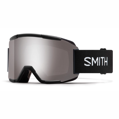 Masque de ski Smith Squad Black / ChromaPop Sun Platinum Mirror 2018 Noir