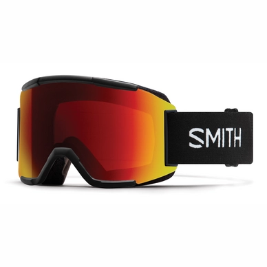 Ski Goggles Smith Squad Black / ChromaPop Everyday Red Mirror 2018