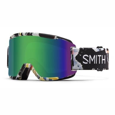 Skibril Smith Squad Ripped Frame Green Sol-X Mirror