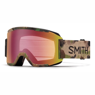 Skibrille Smith Squad Austin ID Frame Red Sensor Mirror