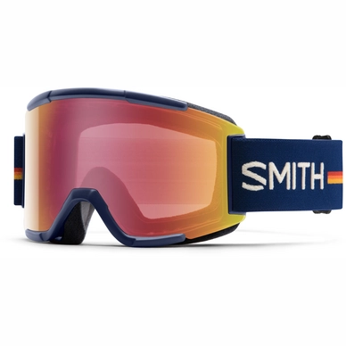 Skibril Smith Squad Navy Owner Operator Frame/Red Sensor Mirror/RC36 Lens