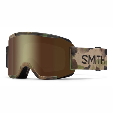 Skibril Smith Squad Austin ID Frame Gold Sol-X Mirror