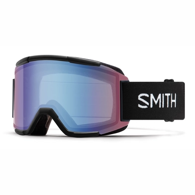 Masque de ski Smith Squad Black / Blue Sensor Mirror Noir