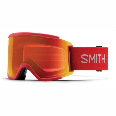 Masque de ski Smith Squad XL Rise / ChromaPop Sun Red Mirror Rouge