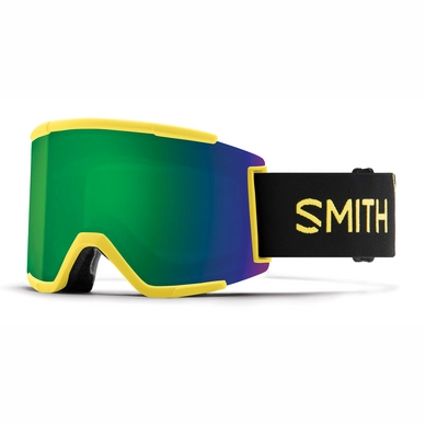 Skibrille Smith Squad XL Citron Glow / ChromaPop Sun Mirror Grün