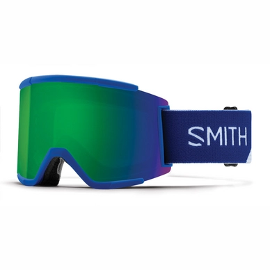 Masque de Ski Smith Squad Xl Klein Blue Split / ChromaPop Sun Green Mirror