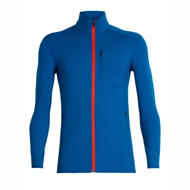 Gilet Icebreaker Men Descender LS Zip Isle Chili Red