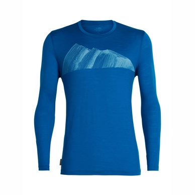 Longsleeve Icebreaker Men Tech Lite Crewe Remarkables Isle