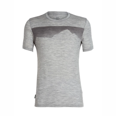 T-Shirt Icebreaker Tech Lite SS Crewe Cook By Night Metro Heather Herren