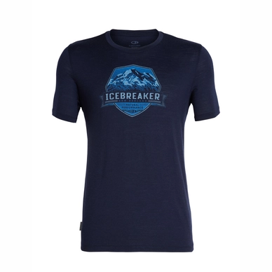 T-Shirt Icebreaker Homme Tech Lite SS Crewe Cook Crest Midnight Navy