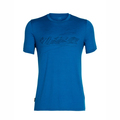 T-Shirt Icebreaker Mens Tech Lite SS Crewe Coronet Peak Isle