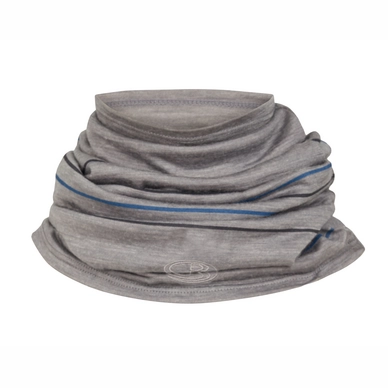 Nekwarmer Icebreaker Flexi Chute Stripe Timberwolf Monsoon Isle
