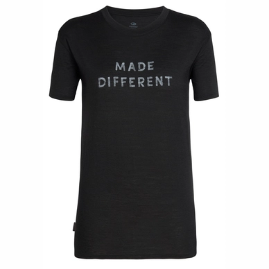 T-Shirt Icebreaker Tech Lite SS Crewe Made Different Black Damen