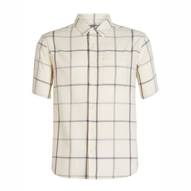Hemd Icebreaker Compass SS Shirt Snow Timberwolf Plaid 2019 Herren