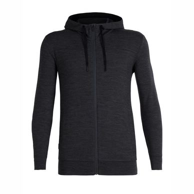 Fleecejacke Icebreaker Shifter LS Zip Hood Jet Heather Herren