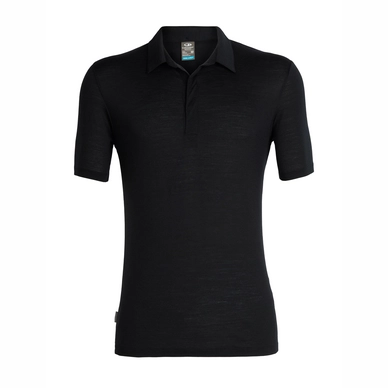 Polo Icebreaker Homme Solace SS Polo Black