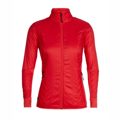 Jacke Icebreaker Helix LS Zip Ember Jet Heather Damen