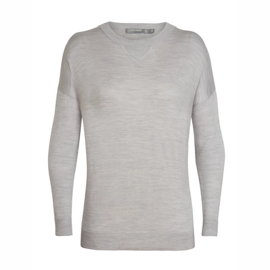 Jumper Icebreaker Women Nova Sweatshirt Blizzard Heather