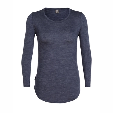 Shirt Icebreaker Women Solace Scoop Midnight Navy Heather
