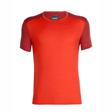T-Shirt Icebreaker Amplify SS Crewe Chili Red Sienna Herren