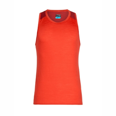Débardeur Icebreaker Men Amplify Chili Red Sienna