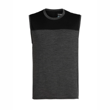Débardeur Icebreaker Men Kinetica Black Heather Black