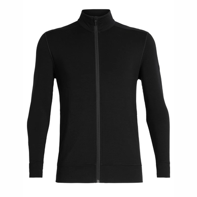 Fleecejacke Icebreaker Momentum LS Zip Black Herren