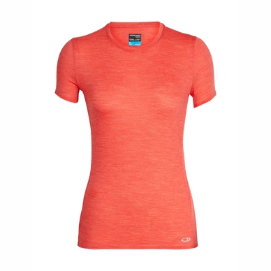 T-shirt Icebreaker Femme Amplify SS Low Crewe Ember Heather