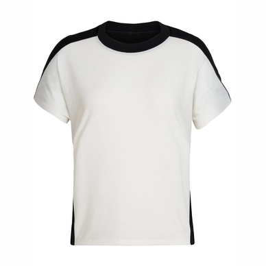 T-Shirt Icebreaker Femme Kinetica SS Crewe Snow Black