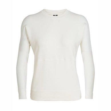 Pull Icebreaker Women Momentum LS Crewe Snow