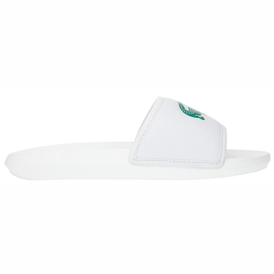Slipper Lacoste Croco Slide 119.3 White Green Herren Strandtuchshop