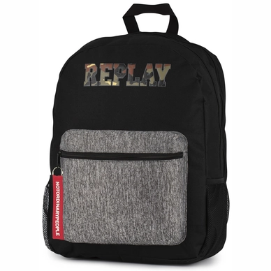 Rugzak Replay Black Grey 18L