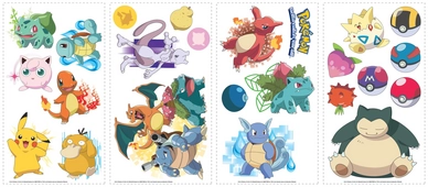 Muursticker RoomMates Pokemon Iconic