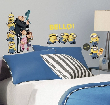 Muursticker RoomMates Minions