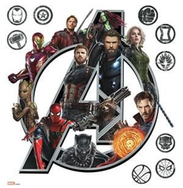 Muursticker RoomMates Avengers: Infinity War