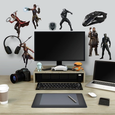 Muursticker RoomMates Avengers: Black Panther  Characters
