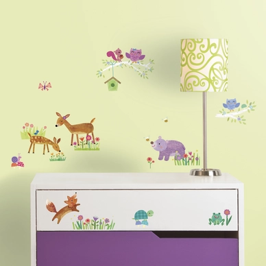 Muursticker RoomMates Woodland Baby