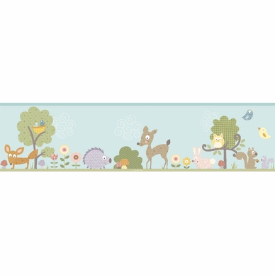 Muursticker RoomMates Woodland Animals Border