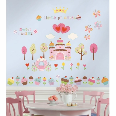 Muursticker RoomMates Happi Cupcake