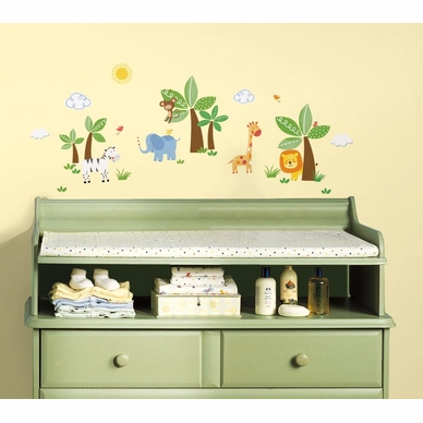 Muursticker RoomMates Jungle Friends