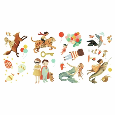 Muursticker RoomMates Dream World Characters