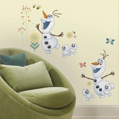 Muursticker RoomMates Frozen Fever: Olaf