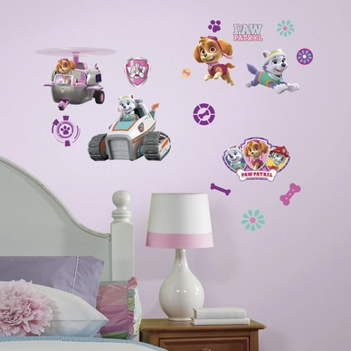 Muursticker RoomMates Paw Patrol  Set Skye