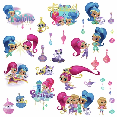 Muursticker RoomMates Shimmer & Shine Glitter